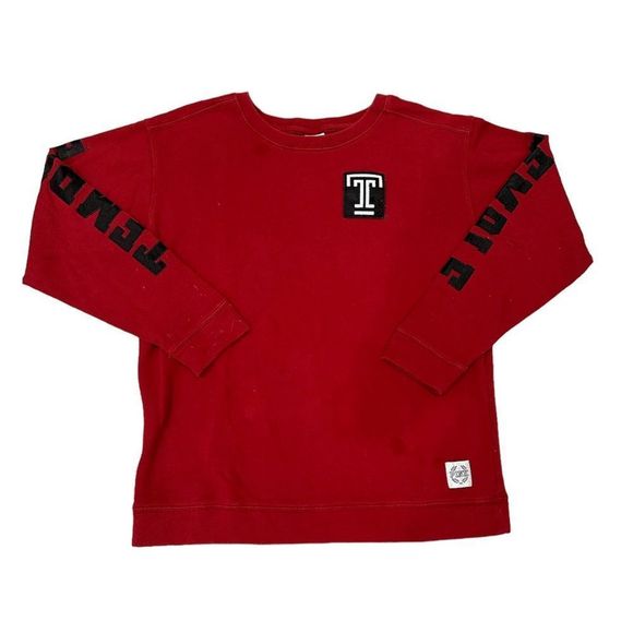 PINK Victoria’s Secret Temple University Crew Neck Sweatshirt - Picture 1 of 5